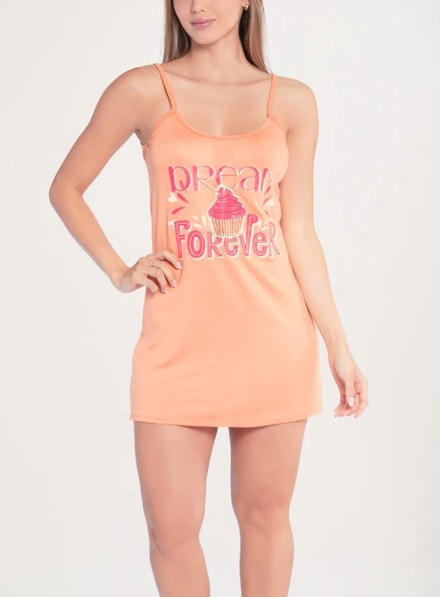 BATOLA DE TIRAS FONDO ENTERO, CON ESTAMPADO LOCALIZADO EN FRENTE MARINELA TALLA S - M -L