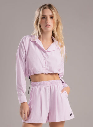 Blusa casual color rosado para mujer, marca BABALÚ, referencia 112633, vista frontal. Compra al por mayor en int.babalu.com.co en USD.