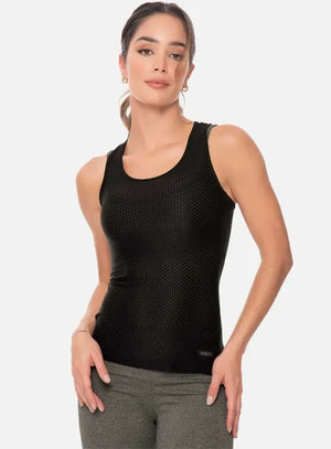Blusa deportiva color azul para mujer, marca BABALÚ, referencia 12633, vista frontal. Compra al por mayor en int.babalu.com.co en USD.