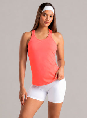 Blusa deportiva color rosado neon para mujer, marca BABALÚ, referencia 37513, vista frontal. Compra al por mayor en int.babalu.com.co en USD.