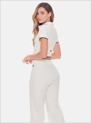 Blusa deportiva para mujer, marca BABALÚ, referencia 108973, vista detalle. Compra al por mayor en int.babalu.com.co en USD.