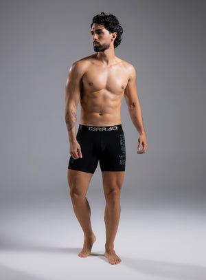 Boxer ad color negro para hombre, marca TARRAO, referencia 17061e, vista frontal. Compra al por mayor en int.babalu.com.co en USD.