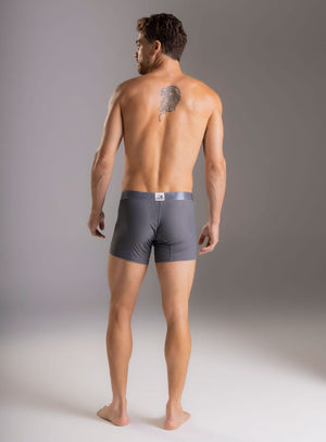 Boxer corto color gris para hombre, marca TARRAO, referencia 18931, vista trasera. Compra al por mayor en int.babalu.com.co en USD.