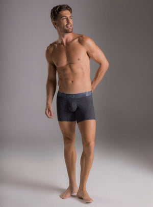 Boxer corto color negro cros para hombre, marca TARRAO, referencia 18551, vista frontal. Compra al por mayor en int.babalu.com.co en USD.