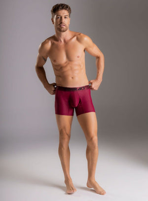 Boxer corto color vino tinto para hombre, marca TARRAO, referencia 18931, vista frontal. Compra al por mayor en int.babalu.com.co en USD.