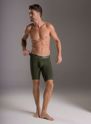 Boxer extra color verde para hombre, marca TARRAO, referencia 775711, vista frontal. Compra al por mayor en int.babalu.com.co en USD.