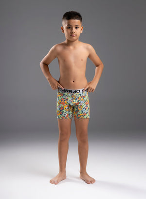 Boxer junior color naranja para infantil, marca TARRAO, referencia 76331h, vista frontal. Compra al por mayor en int.babalu.com.co en USD.