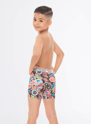 Boxer junior color negro para infantil, marca TARRAO, referencia 76331a, vista trasera. Compra al por mayor en int.babalu.com.co en USD.