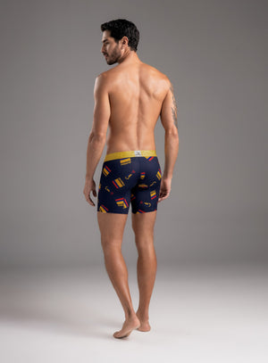 Boxer largo color argentina para hombre, marca TARRAO, referencia 78661, vista trasera. Compra al por mayor en int.babalu.com.co en USD.
