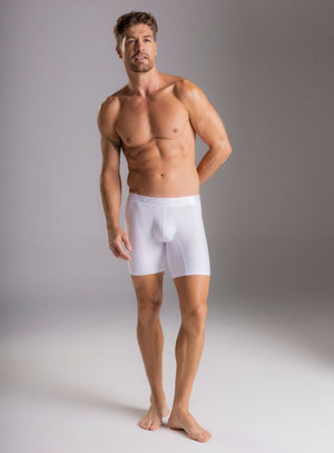 Boxer largo color blanco para hombre, marca TARRAO, referencia 622111, vista frontal. Compra al por mayor en int.babalu.com.co en USD.