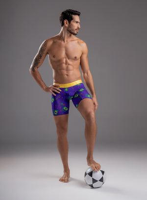 Boxer largo color brasil para hombre, marca TARRAO, referencia 78661, vista frontal. Compra al por mayor en int.babalu.com.co en USD.