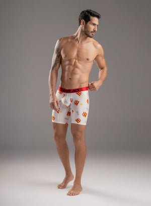 Boxer largo color colombia para hombre, marca TARRAO, referencia 78661, vista frontal. Compra al por mayor en int.babalu.com.co en USD.