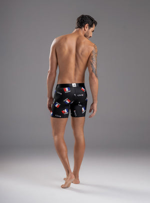 Boxer largo color francia para hombre, marca TARRAO, referencia 78661, vista trasera. Compra al por mayor en int.babalu.com.co en USD.