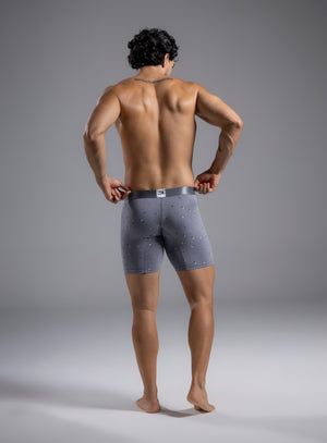 Boxer largo color gris para hombre, marca TARRAO, referencia 78531c, vista trasera. Compra al por mayor en int.babalu.com.co en USD.