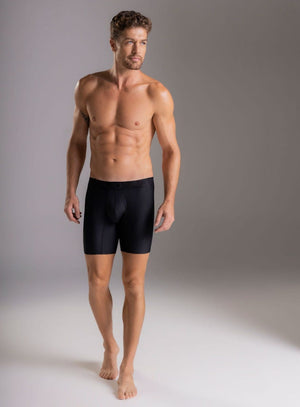 Boxer largo color negro para hombre, marca TARRAO, referencia 622111, vista frontal. Compra al por mayor en int.babalu.com.co en USD.