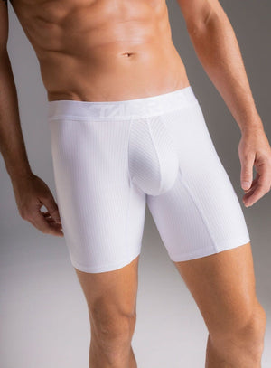 Boxer largo color negro para hombre, marca TARRAO, referencia 622111, vista frontal. Compra al por mayor en int.babalu.com.co en USD.
