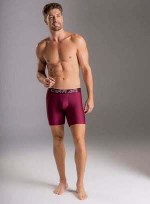 Boxer largo color vino tinto para hombre, marca TARRAO, referencia 622111, vista frontal. Compra al por mayor en int.babalu.com.co en USD.