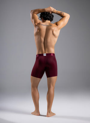 Boxer microfibra color vino tinto para hombre, marca TARRAO, referencia 17001h, vista trasera. Compra al por mayor en int.babalu.com.co en USD.