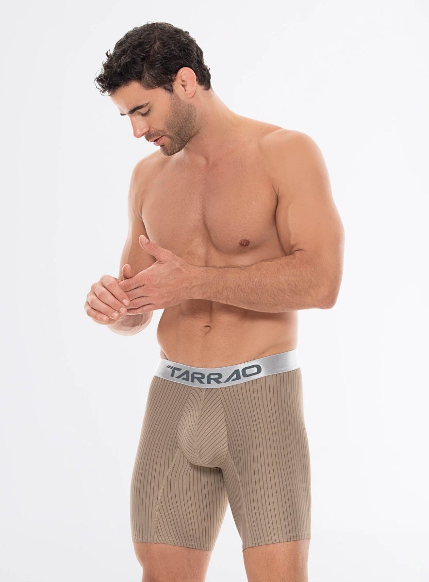 BOXER LARGO MICROFIBRA RAYAS