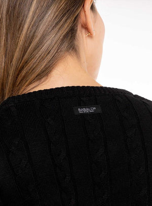 Buzo casual color negro para mujer, marca BABALÚ, referencia 112773, vista trasera. Compra al por mayor en int.babalu.com.co en USD.