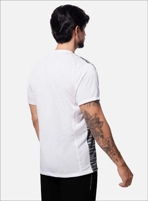 Camiseta deportiva color blanco para hombre, marca INIZIO, referencia 86526, vista trasera. Compra al por mayor en int.babalu.com.co en USD.
