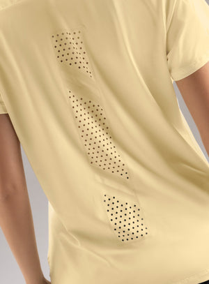 Camiseta deportiva color negro para mujer, marca BABALÚ, referencia 113133, vista trasera. Compra al por mayor en int.babalu.com.co en USD.