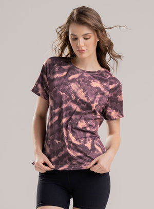 Camiseta deportiva para mujer, marca BABALÚ, referencia 113883, vista frontal. Compra al por mayor en int.babalu.com.co en USD.