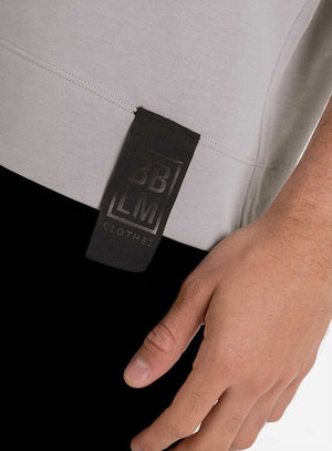 Camiseta oversize color gris para hombre, marca BBL MEN, referencia 29, vista detalle. Compra al por mayor en int.babalu.com.co en USD.