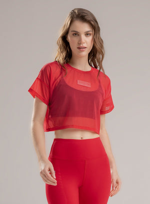Camistea deportiva color rosado para mujer, marca BABALÚ, referencia 105883, vista frontal. Compra al por mayor en int.babalu.com.co en USD.