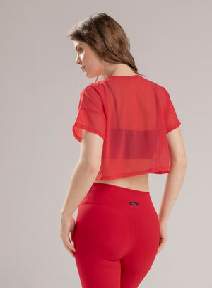 Camistea deportiva color rosado para mujer, marca BABALÚ, referencia 105883, vista trasera. Compra al por mayor en int.babalu.com.co en USD.