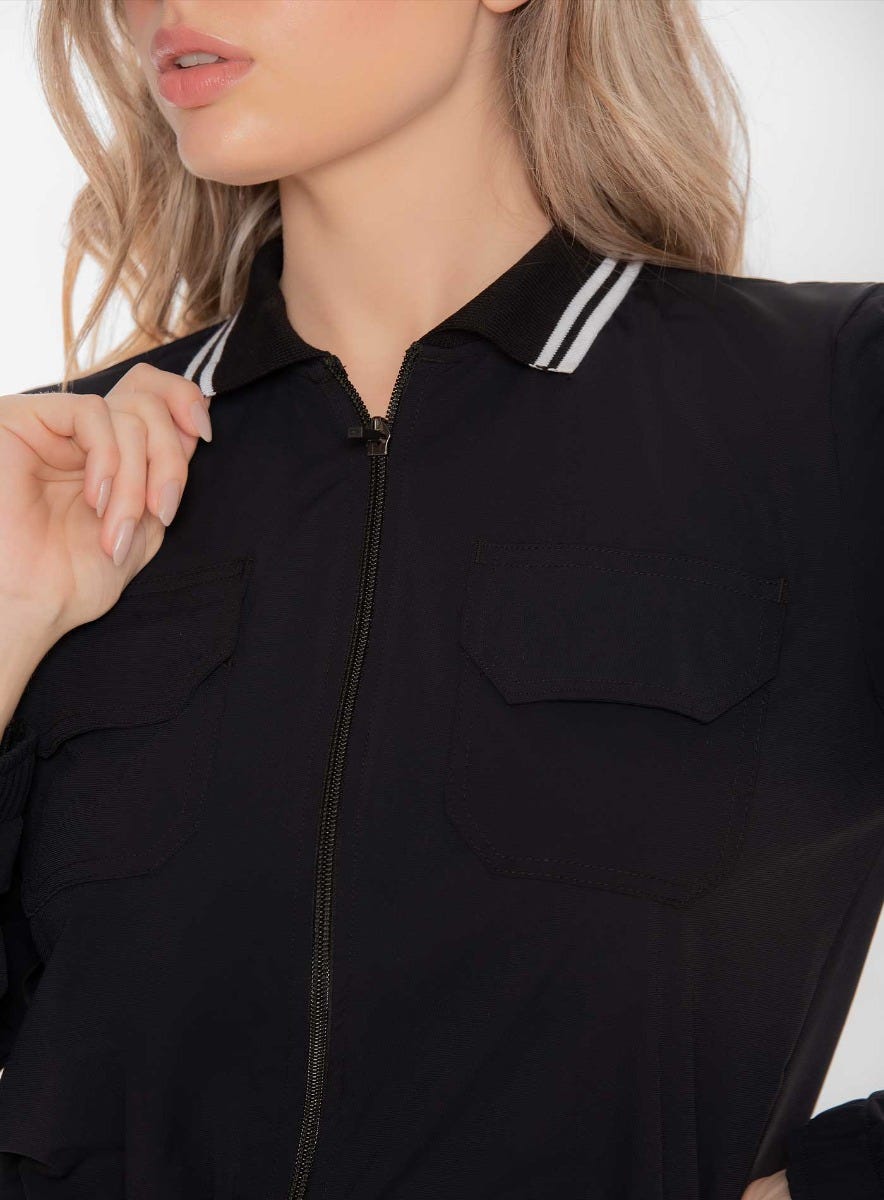 CHAQUETA DEPORTIVA POLIAMIDA SEMI IMPERMEABLE - PRECIO ESPECIAL