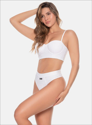 Conjunto deportivo color blanco para mujer, marca BABALÚ, referencia 109653, vista frontal. Compra al por mayor en int.babalu.com.co en USD.