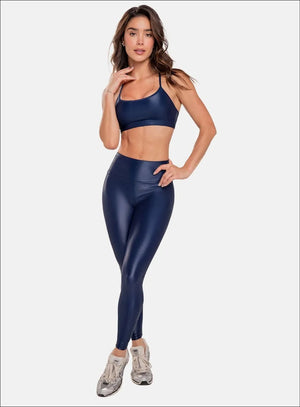 Leggins apariencia color coral para mujer, marca BABALÚ, referencia 90883, vista frontal. Compra al por mayor en int.babalu.com.co en USD.
