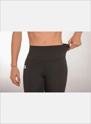 Leggins deportivo color negro para mujer, marca BABALÚ, referencia 107033, vista frontal. Compra al por mayor en int.babalu.com.co en USD.