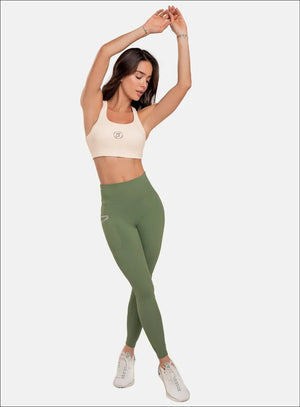 Leggins deportivo color negro para mujer, marca BABALÚ, referencia 107033, vista frontal. Compra al por mayor en int.babalu.com.co en USD.