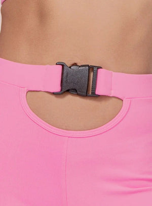 Leggins deportivo color rosado para mujer, marca BABALÚ, referencia 103833, vista detalle. Compra al por mayor en int.babalu.com.co en USD.