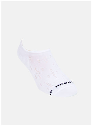 Media baleta color blanco para hombre, marca INIZIO, referencia 1553, vista lateral. Compra al por mayor en int.babalu.com.co en USD.