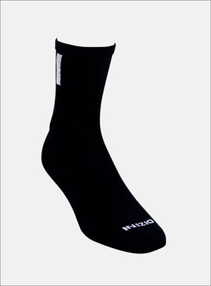 Media canillera color negro para hombre, marca INIZIO, referencia 0603, vista lateral. Compra al por mayor en int.babalu.com.co en USD.
