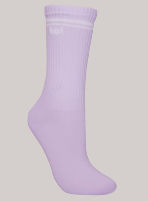 Media deportiva color morado para mujer, marca BABALÚ, referencia 0693, vista lateral. Compra al por mayor en int.babalu.com.co en USD.