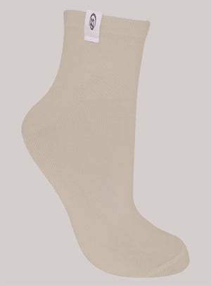 Media deportiva color nude para mujer, marca BABALÚ, referencia 92763, vista lateral. Compra al por mayor en int.babalu.com.co en USD.