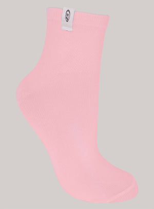 Media deportiva color rosado para mujer, marca BABALÚ, referencia 92763, vista frontal. Compra al por mayor en int.babalu.com.co en USD.