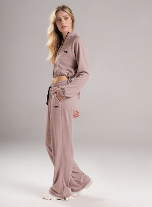 Pantalon estilo color palo rosa para mujer, marca BABALÚ, referencia 113153, vista lateral. Compra al por mayor en int.babalu.com.co en USD.