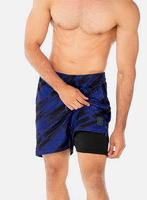 Pantaloneta deportiva color blanco para hombre, marca INIZIO, referencia 86326, vista frontal. Compra al por mayor en int.babalu.com.co en USD.