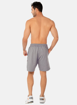 Pantaloneta deportiva color gris para hombre, marca INIZIO, referencia 86366, vista trasera. Compra al por mayor en int.babalu.com.co en USD.