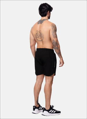 Pantaloneta deportiva color gris para hombre, marca INIZIO, referencia 86726, vista trasera. Compra al por mayor en int.babalu.com.co en USD.