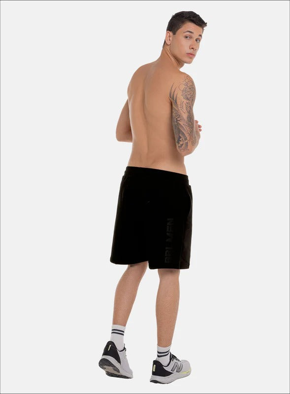 PANTALONETA EN TELA BURDA CON ESTAMPADO