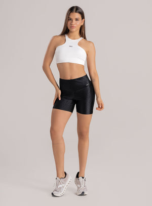 Short deportivo color negro para mujer, marca BABALÚ, referencia 114433, vista frontal. Compra al por mayor en int.babalu.com.co en USD.