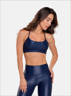 Top deportivo color gris para mujer, marca BABALÚ, referencia 90523, vista frontal. Compra al por mayor en int.babalu.com.co en USD.