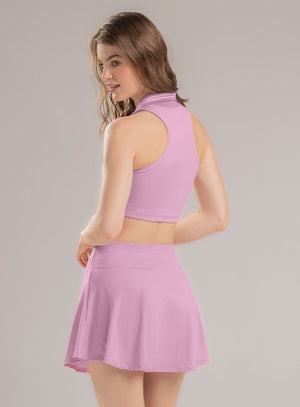 Top deportivo color negro para mujer, marca BABALÚ, referencia 113593, vista trasera. Compra al por mayor en int.babalu.com.co en USD.