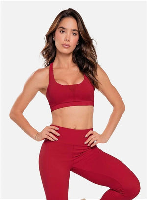 Top deportivo color negro para mujer, marca BABALÚ, referencia 32553, vista frontal. Compra al por mayor en int.babalu.com.co en USD.